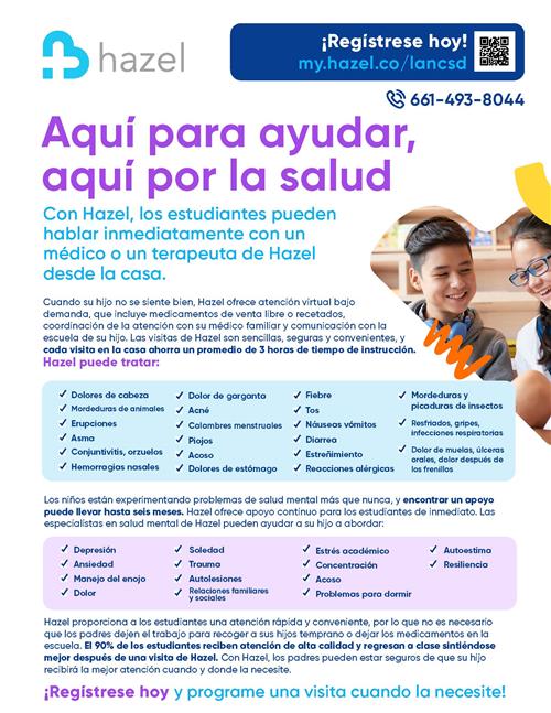 Hazel Health Spanish